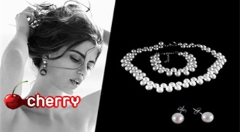 Элегантный подарок: жемчужные серьги, ожерелье, браслет или коробочка для украшений до -51%