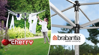 Svaigai un aromātiskai veļai! BRABANTIA rotējošais veļas žāvētājs Lift-O-Matic - 51%