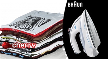 Выберите проверенное качество! Паровой утюг Braun TexStyle 5 с уникальной подошвой  Eloxal-52%
