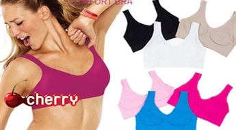Bezvīļu krūšturi "Comfort Bra" (3 gab.)