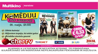 Komēdiju Kino Maratons kinoteātrī MULTIKINO