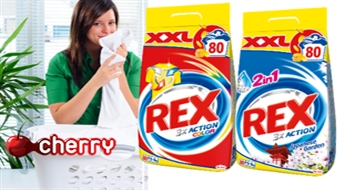 Veļas pulveris REX, 8 kg