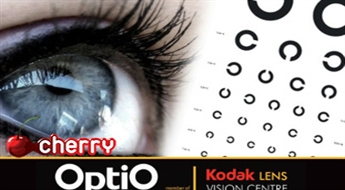 OPTIO: redzes pārbaude + kontaktlēcas