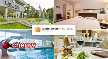 Отдых для двоих в SemaraH Hotel Lielupe