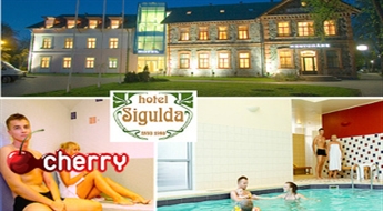 Посещение комплекса отдыха в Hotel Sigulda