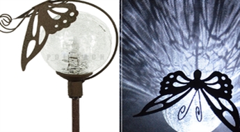 LED lampa ar saules baterijām