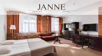 Nakšņošana diviem gaumīgajā viesnīcā Janne Hotel