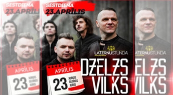 Pieredzes bagātās rokgrupas DZELZS VILKS koncerts -30%