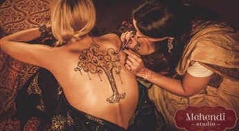 Tev piestāvēs! Moderns un skaists hennas zīmējums uz ādas (15-20 cm) - 25%