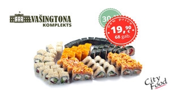 Разнообразный и богатый: комплект суши ''Вашингтон'' от CITY FOOD -34%