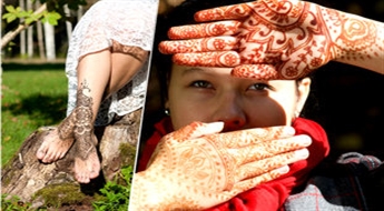 Izgrezno savu ķermeni ar hennas zīmējumu (līdz 15 cm)! -40%