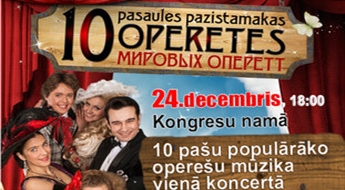 Muzikālais teātris ''Pēterburgas Operete'' ar šovu ''10 pasaules operetes'' -20%