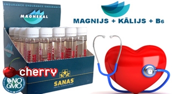 Magnijs, kālijs un B6 vitamīns šķidrā koncentrātā