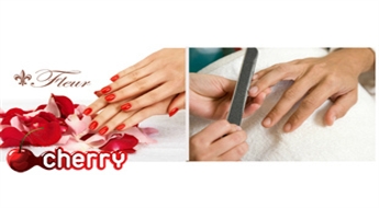 Fleur: классический или аппаратный маникюр + Gelish ИЛИ классический маникюр для мужчин