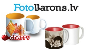 Krūzīte ar Tevis izvēlētu apdruku no FOTOBARONS
