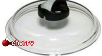 СТЕКЛЯННАЯ КРЫШКА С ОТВЕРСТИЕМ ДЛЯ ПАРА 24CM