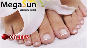 MEGASUN: аппаратный педикюр с Gelish