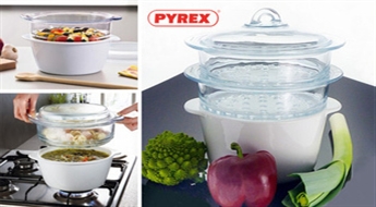 Трёхлитровая керамическая пароварка Pyrex