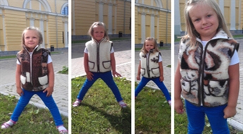 Детские жилеты из шерсти