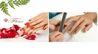Fleur: классический или аппаратный маникюр + Gelish ИЛИ классический маникюр для мужчин