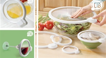 9 силиконовых крышек Fix Lid