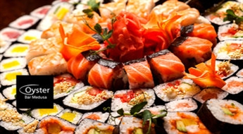 50% ATLAIDE visiem Oyster Bar Medusa piedāvājumā esošajiem suši