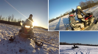 Brauciens ar sniega motociklu -35%