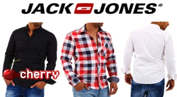 Stils un kvalitāte! Zīmola JACK & JONES vīriešu krekls (7 modeļi) -57%