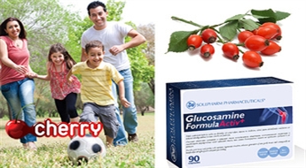 Двигайтесь  без боли! Препарат „Glucosamine formula Activ” с экстрактом шиповника для здоровья суставов -51%