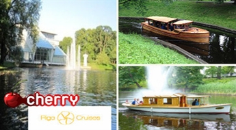 Riga Cruises: 1-часовая прогулка по каналу на лодке "Juwel”, "River cab” или “Snipa” -50%