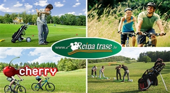 Reiņa Trase: golfa treniņš + velo noma 2 vai 4 personām līdz -58%