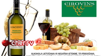 Eirovīns: itāļu baltvīns Giacondi Trebbiano Chardonnay (1 l) -51%