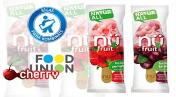 Ящик (30 шт.) вкусного мороженого „NU FRUIT” с вишней или целой клубникой -56%