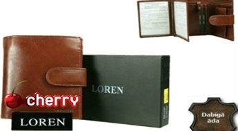 Мужские и женские кошельки CAVALDI и LOREN из натуральной кожи до -50%