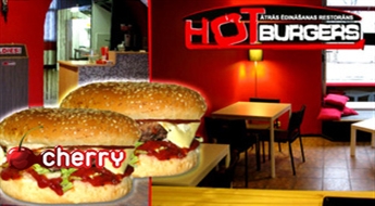 Подкрепитесь вкусно! HOTBURGERS: два сытных бургера (классический или острый) -50%