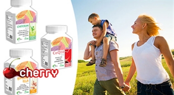 Vitamīni visai ģimenei (ķiploku eļļa, hitozāns vai koenzīms Q10) līdz -50%
