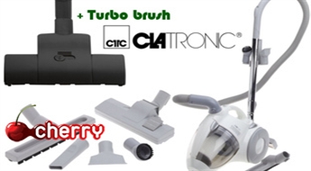 Вдвойне чище: Пылесос Clatronic с TURBO щеткой и фильтром HEPA -18%