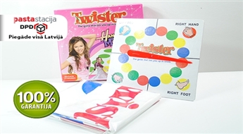 Jautrā viesību spēle Twister -41% Parādi, cik lokans, izturīgs un atjautīgs esi!