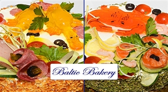 Neparastu garšu cienītājiem! Sāļās tortes "Zivju" vai "Gaļas" (1 kg) no Baltic Bakery -25%
