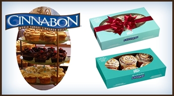 Cinnabon piedāvā: supergardās bulciņas (mini vai maxi komplekts) vai cupcakes (6 gab.) līdz -50%