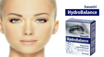 Acu pilieni Starazolin HydroBalance -56% Tūlītējs atvieglojums sausām, nogurušām, iekaisušām acīm!