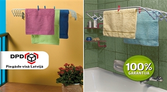 Ērts un kompakts veļas žāvētājs Gimi-Brio Super (piestiprināms pie sienas) -50%