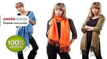 Stila odziņa! Oriģinālas, mīkstas un vieglas kašmira vai vilnas + zīda šalles dažādās krāsās -51%