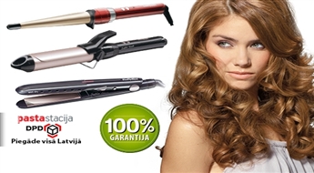 Babyliss lokšķēres, matu taisnotājs vai konuss matu lokošanai līdz -39%
