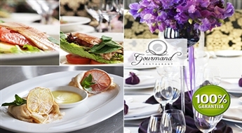 Jebkuri ēdieni un dzērieni no izsmalcinātā restorāna Gourmand JAUNĀS ēdienkartes -50%