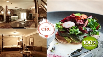 Karaliska atpūta Tallinas 4* viesnīcā CRU Hotel! Deluxe numuriņš + privātā pirts + 3 ēdienu vakariņas + bagātīgas brokastis -52%