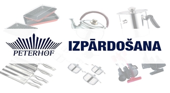 Lielā PETERHOF virtuves piederumu IZPĀRDOŠANA līdz -71%  Tējkannas, naži, katli, piparu dzirnaviņas, cepešpanna, piena trauks utt.