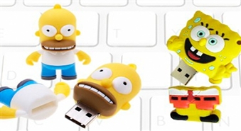 8 GB USB atmiņas karte bērniem Homēra Simpsona un Spandžboba formā -51%