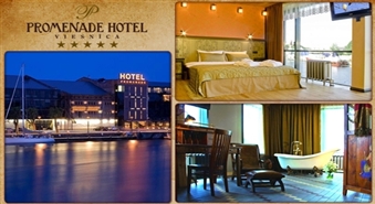 Pieczvaigžņu atpūta diviem dizaina viesnīcā PROMENADE HOTEL Liepājā -65% Piedāvājums spēkā līdz pat gada beigām!