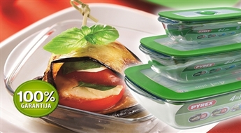 Pyrex: daudzfunkcionāli stikla vakuumtrauki (tilpums: no 1 līdz 2,2 l) līdz -46%